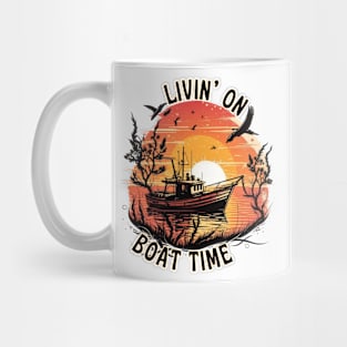 Boat Time Design Mug